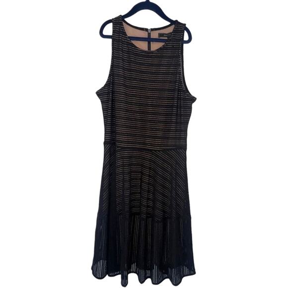 BCBGMaxazria Dress Size Small Cassandra A-line Sheer cut out Lined Sexy Mini - Picture 3 of 10